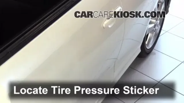 2006 Toyota Solara SLE 3.3L V6 Coupe Tires & Wheels Check Tire Pressure